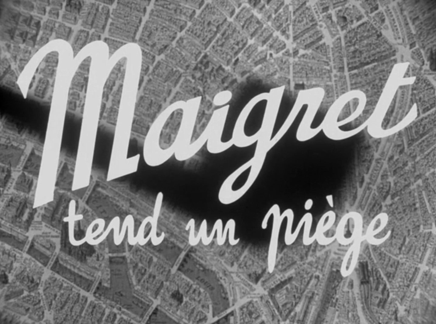 "Inspector Maigret (Maigret tend un piège)" Jules Maigret's (Jean Gabin) Hat and Pipe