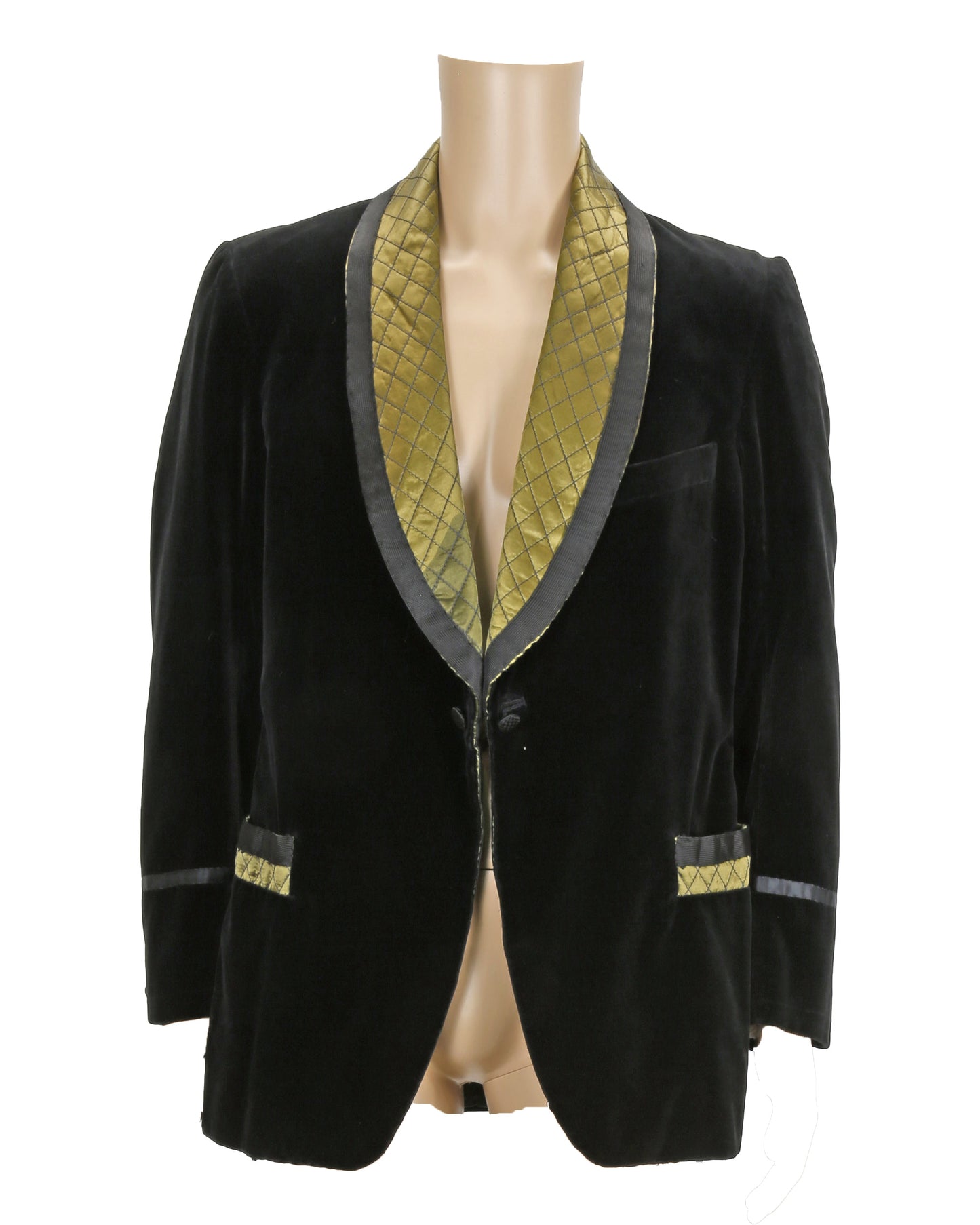 "Unknown Treasure" Velvet Smoking Jacket