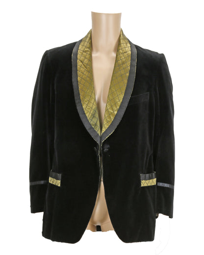 "Unknown Treasure" Velvet Smoking Jacket