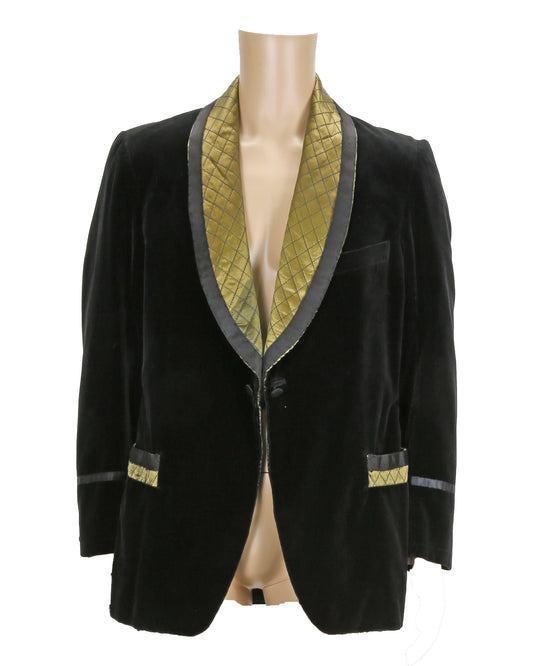 "Unknown Treasure" Velvet Smoking Jacket