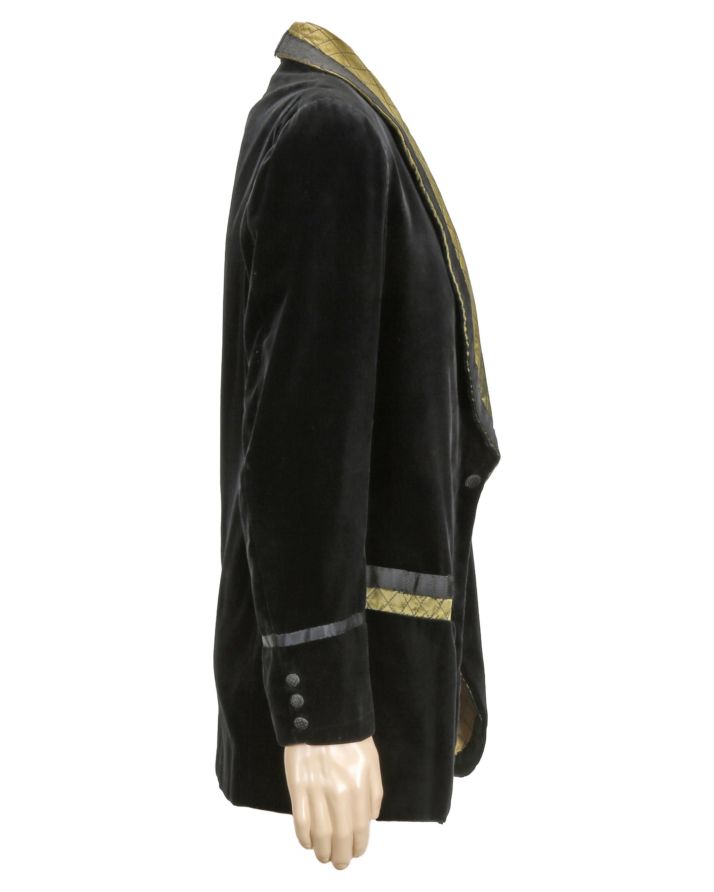"Unknown Treasure" Velvet Smoking Jacket