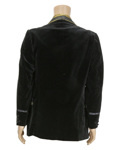 "Unknown Treasure" Velvet Smoking Jacket