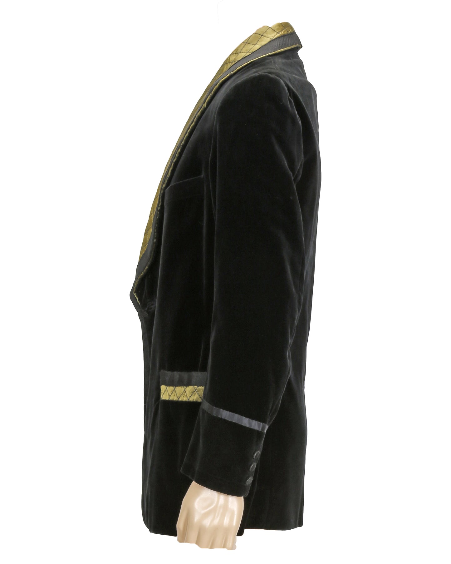 "Unknown Treasure" Velvet Smoking Jacket