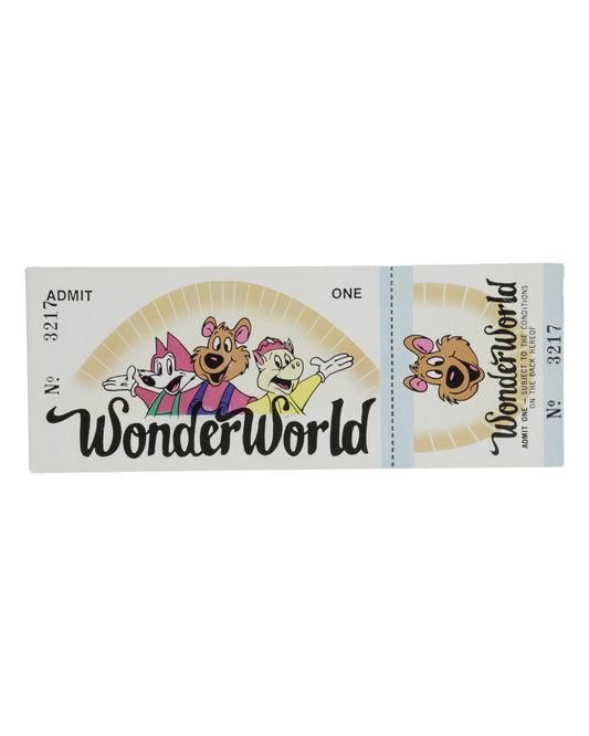 "Beverly Hills Cop III" Wonderworld Ticket