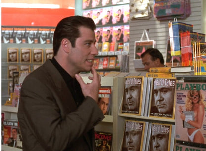 "Get Shorty" Prop “Weir’d Tales” Book and Prop "Newsweek" Magazine