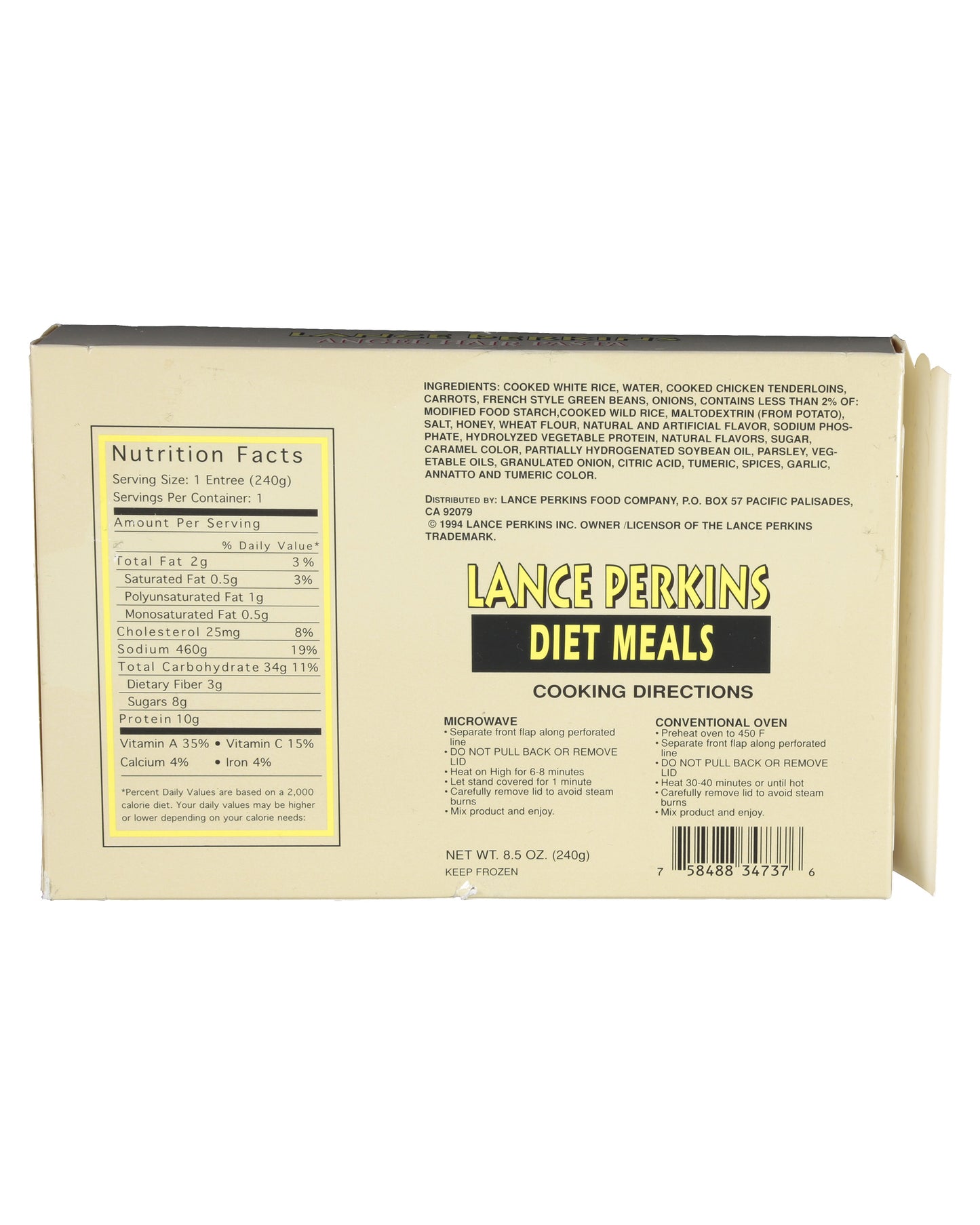 "The Nutty Professor" Sherman Klump's (Eddie Murphy) Prop Meal Boxes