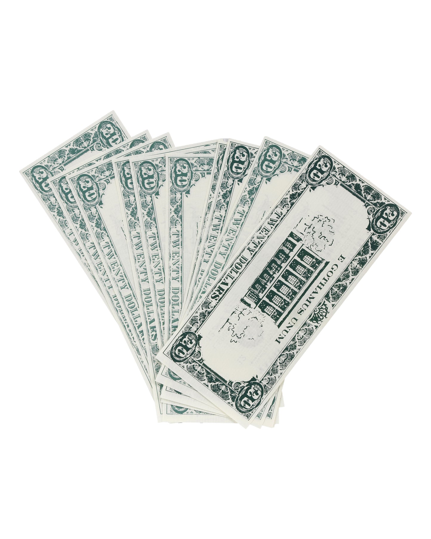"Batman Forever" Set of Ten (10) Prop $20 Bills