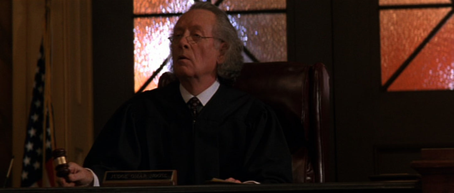 "A Time to Kill" Judge Omar Noose's (Patrick McGoohan) Gavel with Base