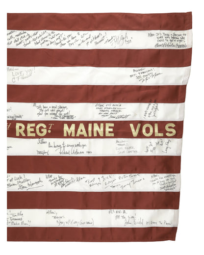 "Gettysburg" Autographed “Killer Angels” Commemorative American Flag