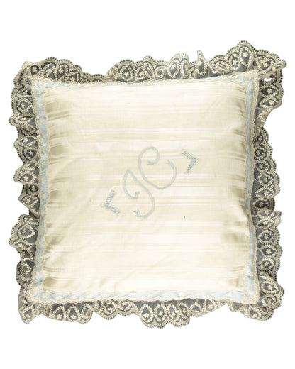 "Romeo + Juliet" Juliet's (Claire Danes) Monogrammed Bedroom Pillow