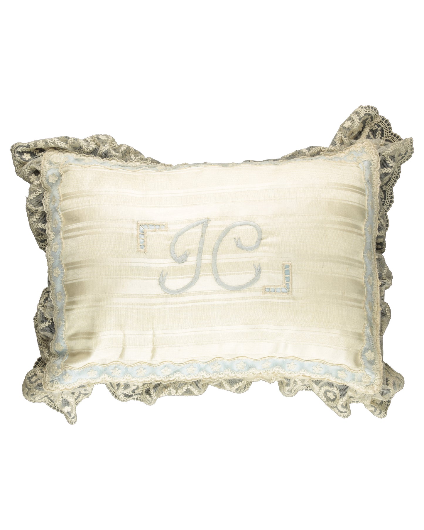 "Romeo + Juliet" Juliet's (Claire Danes) Monogrammed Bedroom Pillow