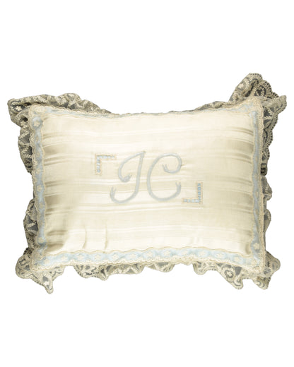 "Romeo + Juliet" Juliet's (Claire Danes) Monogrammed Bedroom Pillow