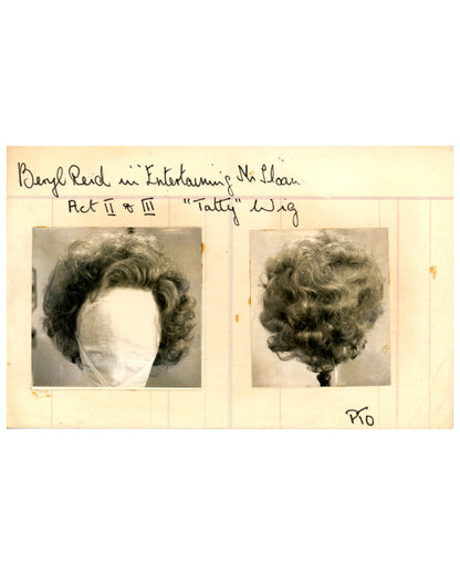 Set of 18 Vintage Wig Creations, Limited Index Cards (1960s–70s)