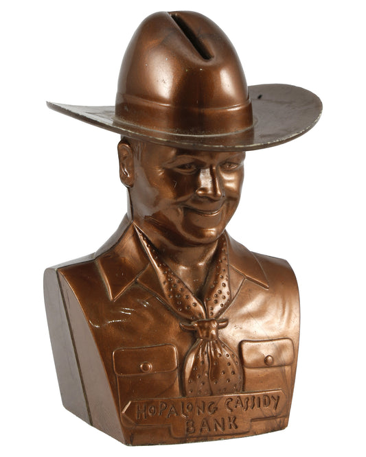 "Hopalong Cassidy" Hopalong Cassidy (William Boyd) Coin Bank