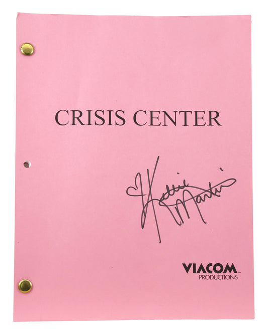 "Crisis Center" (TV Series) Script Autographed by Kellie Martin