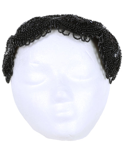 "Unknown Treasure" Black Beaded Hat (Possibly Marlene Dietrich)