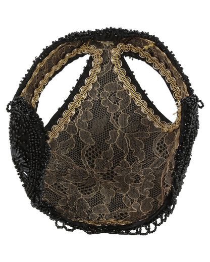"Unknown Treasure" Black Beaded Hat (Possibly Marlene Dietrich)