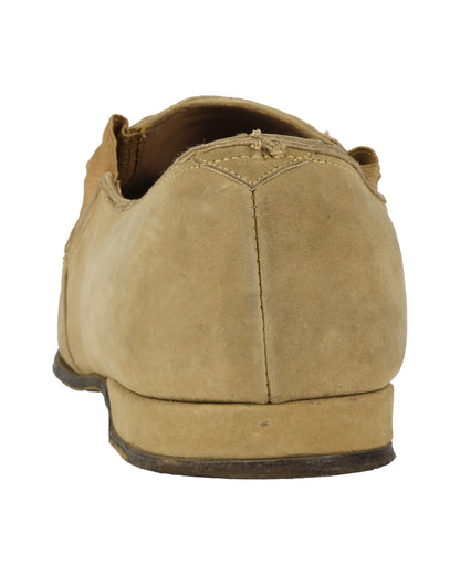 "Unkown Treasure" - Pair of Men's Tan Slippers (Possibly from "Young Bess")