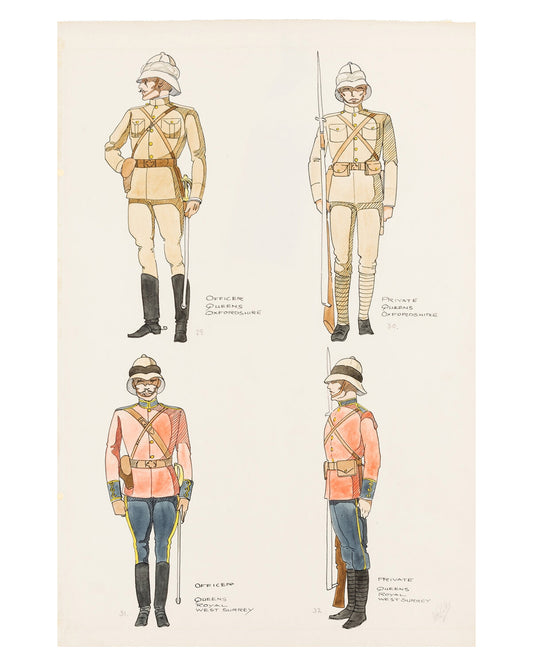 "Kim" Valles Signed Costume Sketch