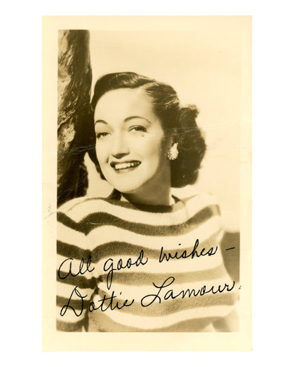 Collection of 10 Autographed Dorothy Lamour Photographs