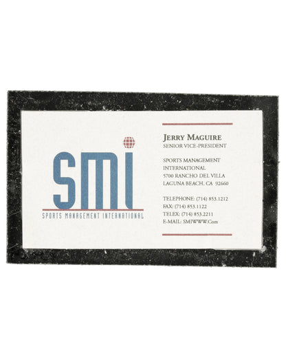 "Jerry Maguire" Jerry Maguire's (Tom Cruise) Business Card
