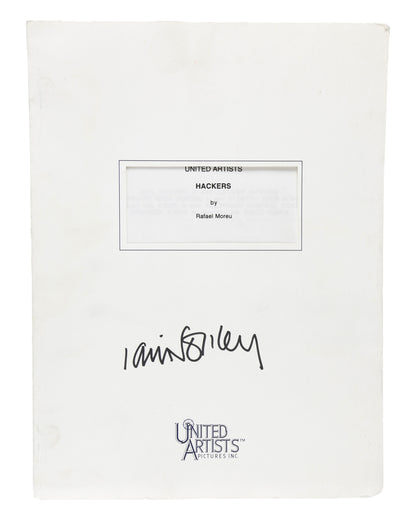 "Hackers" Iain Softley Autographed Script
