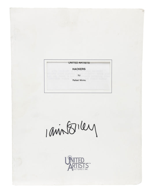 "Hackers" Iain Softley Autographed Script