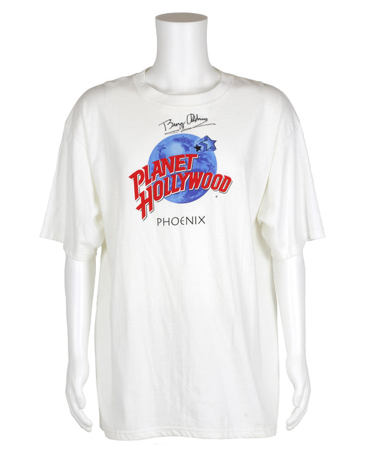 Planet Hollywood Phoenix T-Shirt Autographed by Buzz Aldrin