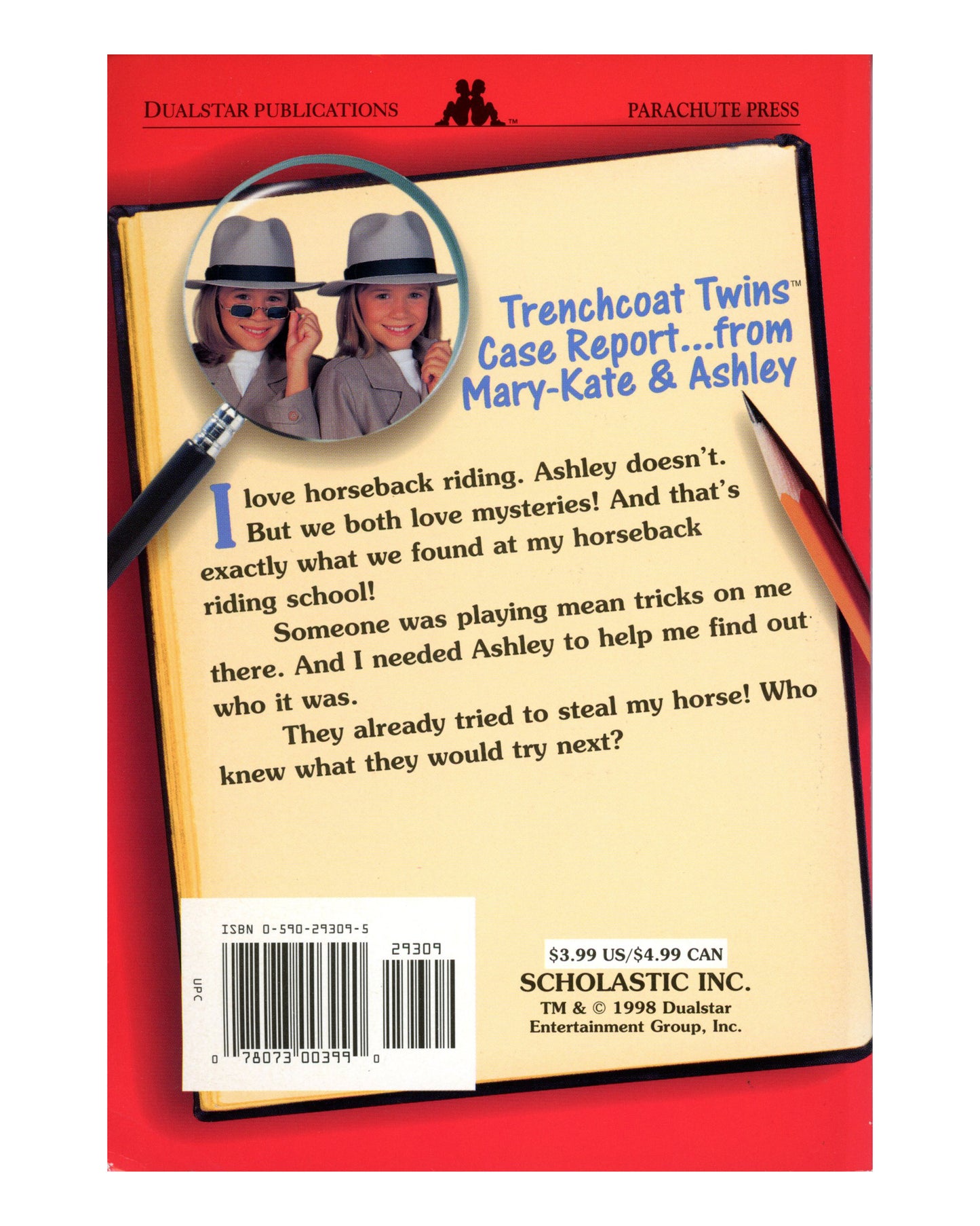 The New Adventures of Mary-Kate & Ashley Autographed Book