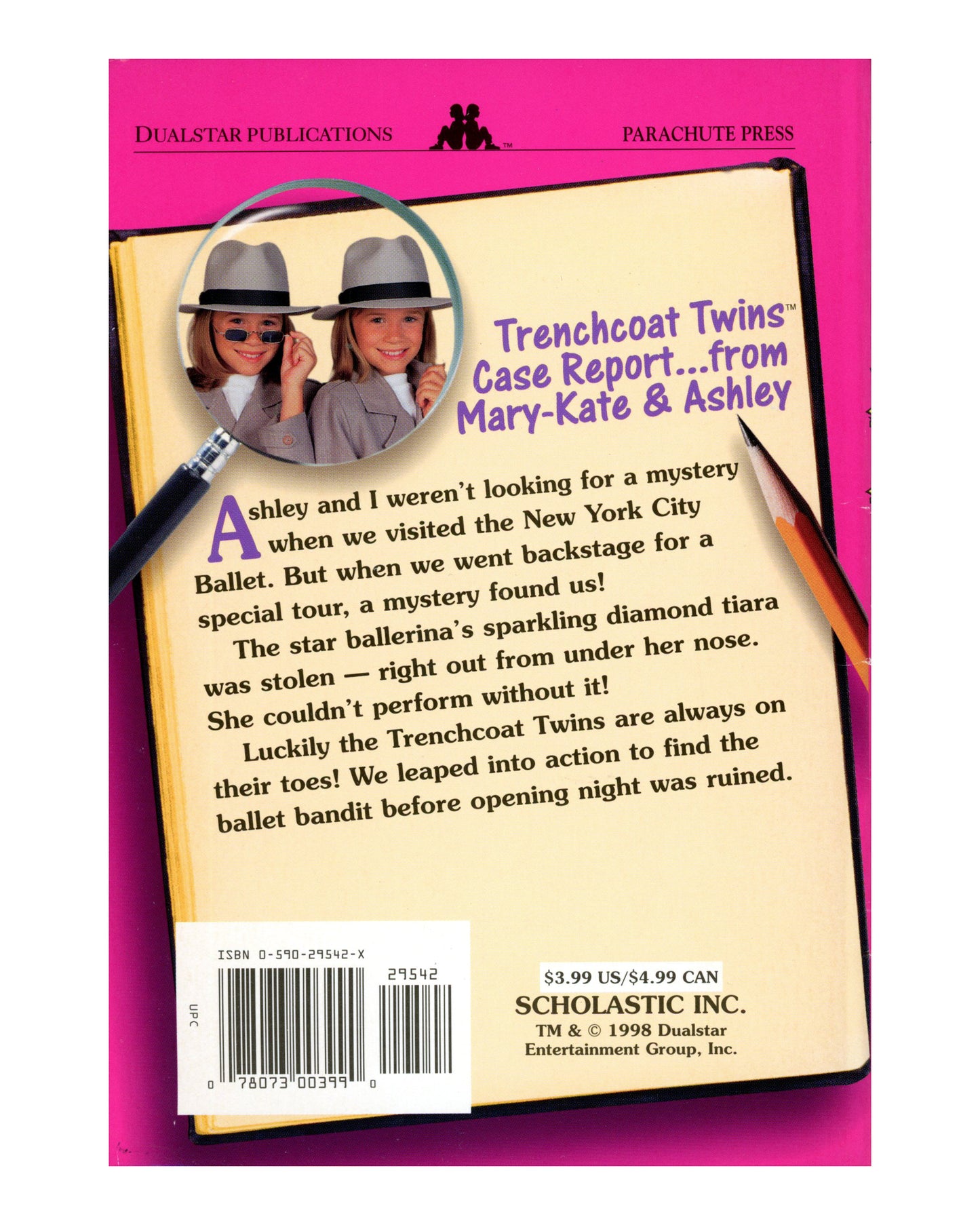 The New Adventures of Mary-Kate & Ashley Autographed Book
