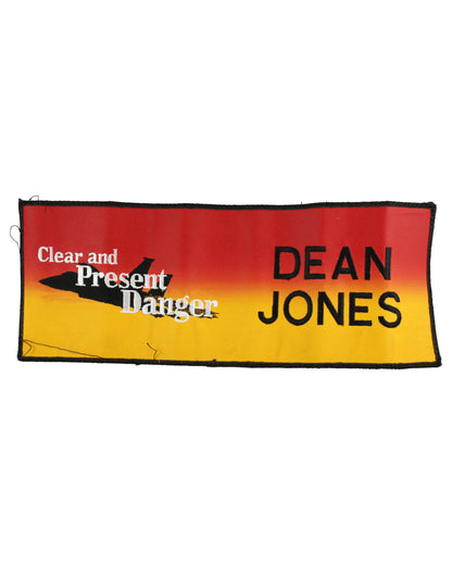 "Clear and Present Danger" Set of 6 Chair Labels including Willem Dafoe, Donald Moffat, Anne Archer, Henry Czerny, and Dean Jones