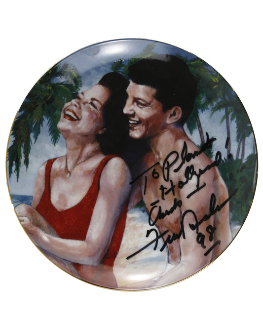 Frankie Avalon Autographed Decorative Plate