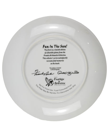 Frankie Avalon Autographed Decorative Plate
