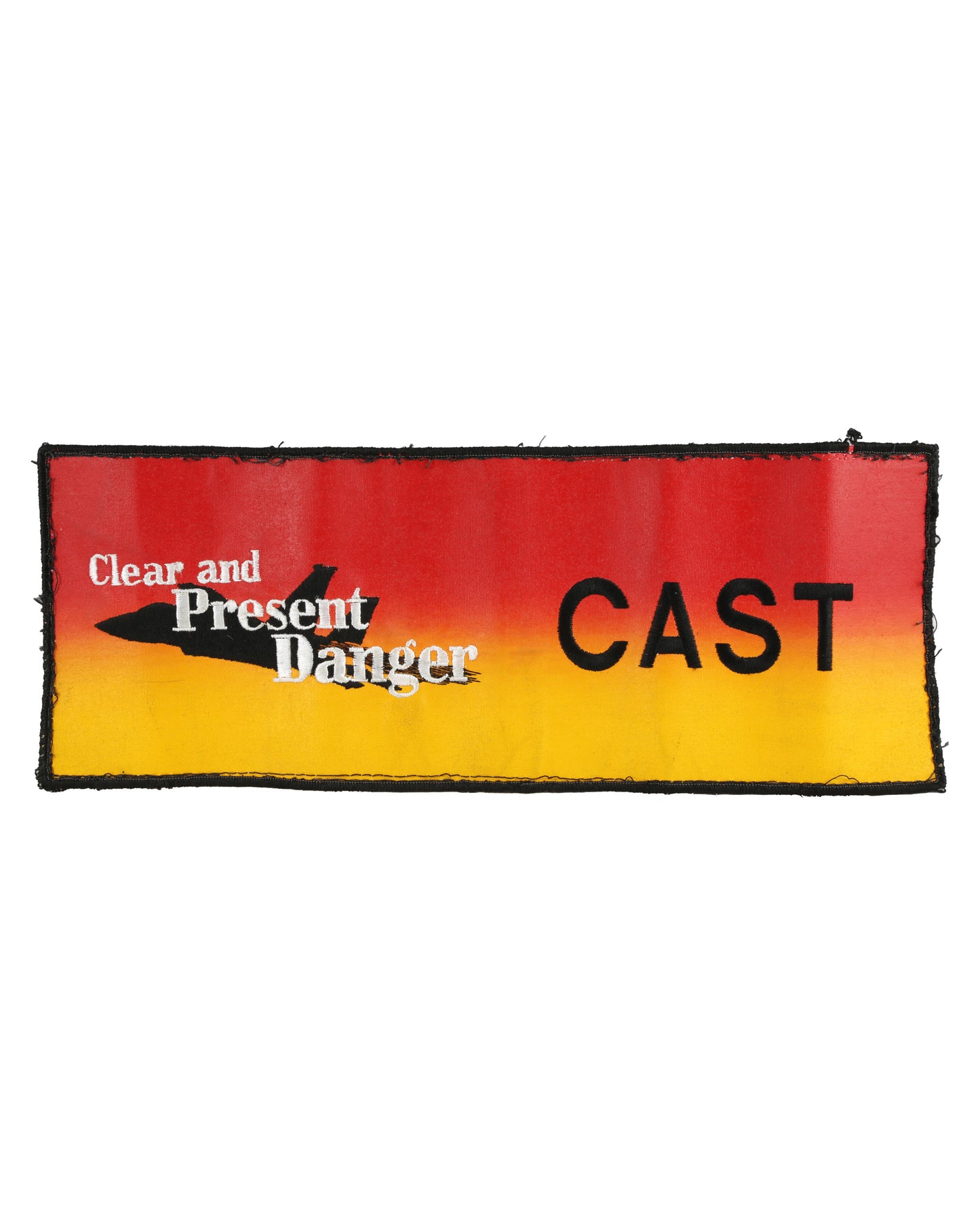 "Clear and Present Danger" Set of 6 Chair Labels including Willem Dafoe, Donald Moffat, Anne Archer, Henry Czerny, and Dean Jones