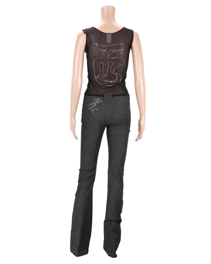 Autographed Chris Kirkpatrick FuMan Skeeto Clothing Line Jumpsuit