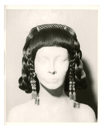 "Cleopatra" (1963) Set 40 Black & White Wig Photographs