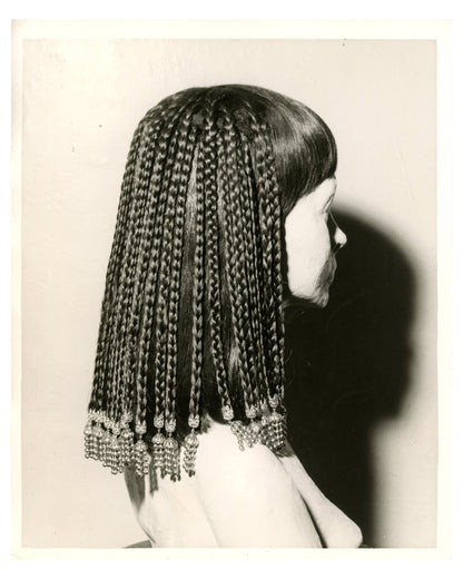 "Cleopatra" (1963) Set 40 Black & White Wig Photographs