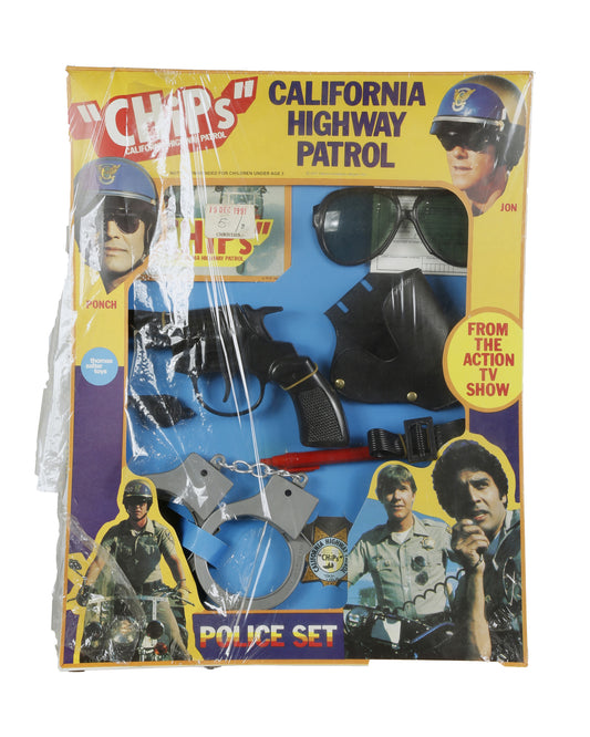 "CHiPS" (TV Series) Motorcycle Police Action Set