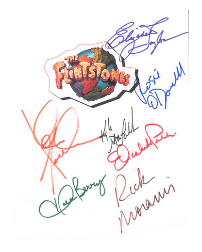 "The Flintstones" Autographed Movie Book