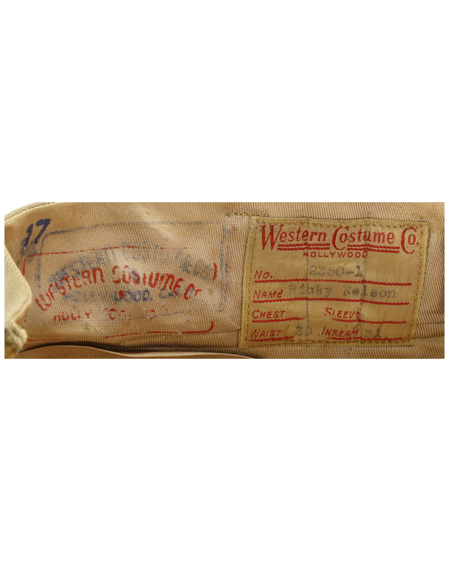"The Wackiest Ship in the Army" Ens. Tommy J. Hanson’s (Ricky Nelson) Pants